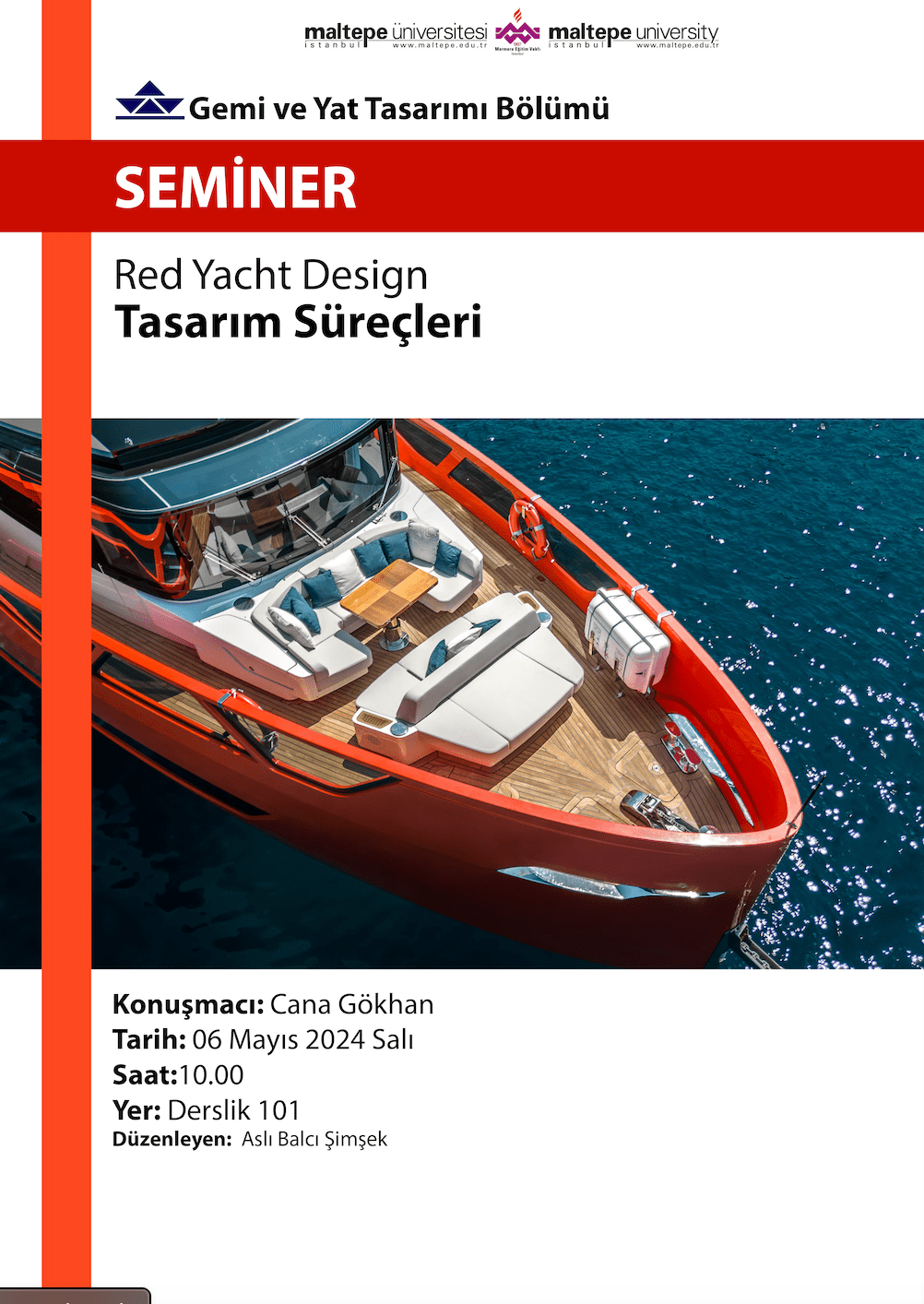 'Red Yacht Design' Design Processes Seminar